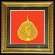 Khung tranh lá bồ đề Khung tranh lá bồ đề mạ vàng 24K Symbol (K-04) chữ phẳng 2D (K-2D-03)