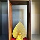 Tượng phật tọa thiền và lá bồ đề mạ vàng 24K (không bao gồm kỷ gỗ)
