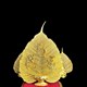 Tượng phật và lá Bồ đề mạ vàng 24K