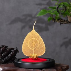 Lá bồ đề mạ vàng và biểu tượng