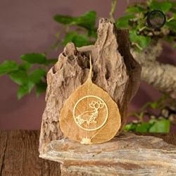 Lá bồ đề mạ vàng và biểu tượng Hoa Sen